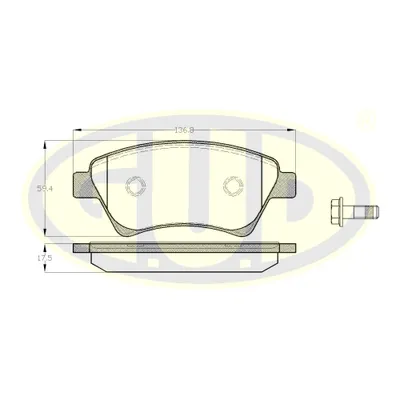 КОЛОДКИ ПЕР REN MEGANE II1.6-2.01.5DCI1.9DCI 02-
