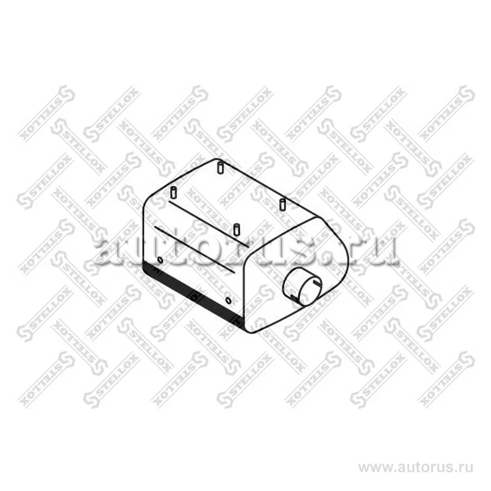 Глушитель бочка задний MAN STELLOX 8203068_SX