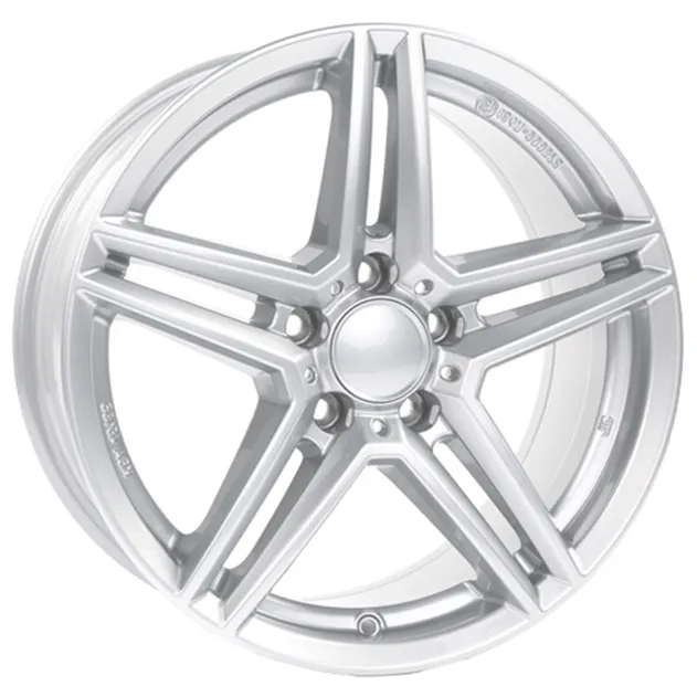 Диск литой R17 7.5J 5x112/66.5 ET36 Rial M10X Polar Silver M10X-75736M11-0