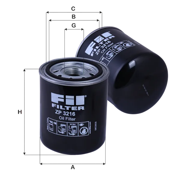 Фильтр масляный VALTRA Industrial FIL FILTER ZP3216