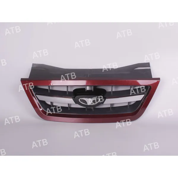 Решетка радиатора DAEWOO NEXIA 1 2008-2016 рестайлинг вишневый (красный шпинель) 74U верхняя ATB 1ADN10JAW74U
