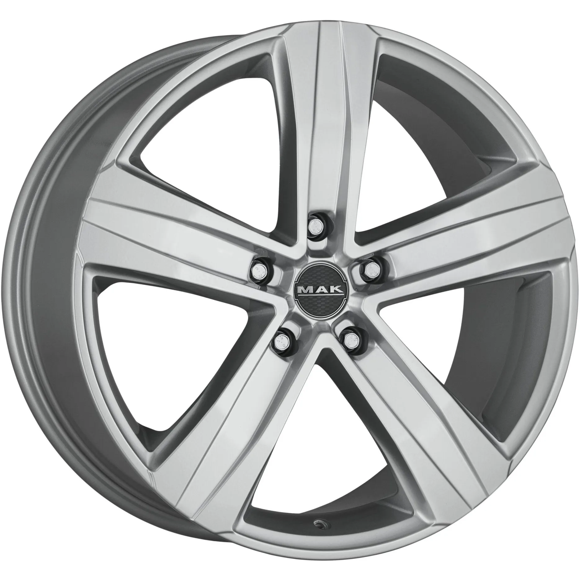 Диск литой R18 7.5J 5x160/65.1 ET50 MAK Stone 5 3 Silver F75805T3SI50TG