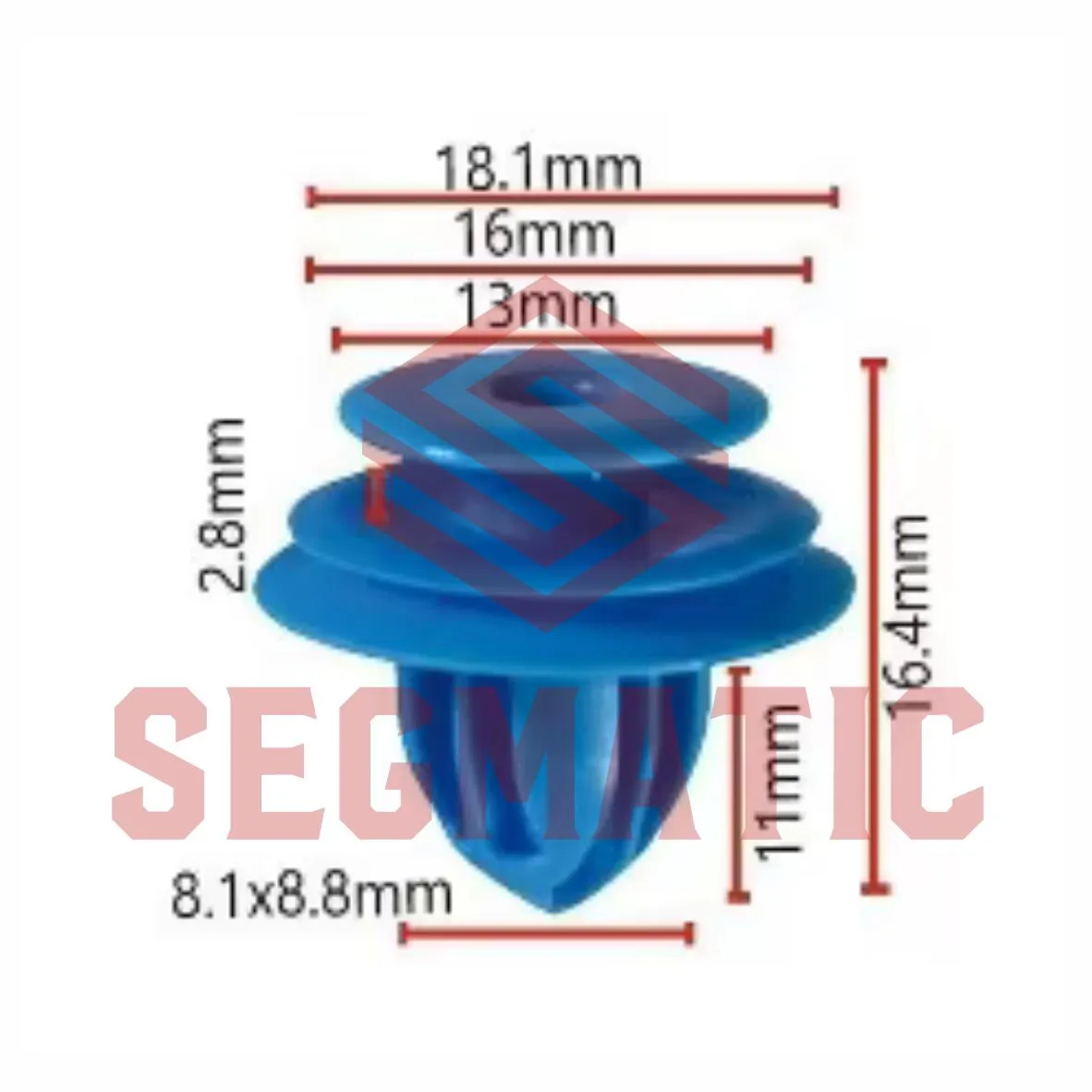 Клипса пластмассовая GENERAL MOTORS SEGMATIC SG70203325