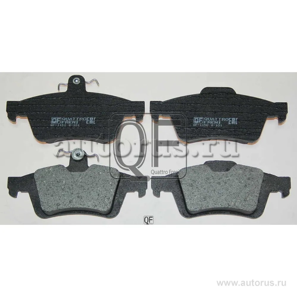 КОЛОДКИ ТОРМОЗНЫЕ RR БЕЗ ДАТЧИКА FORD FOCUS II