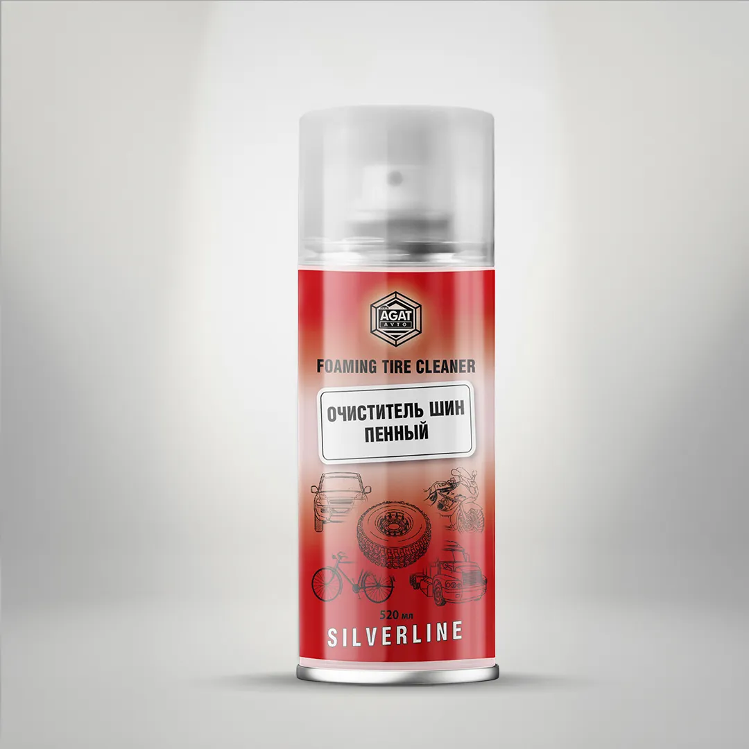 Очиститель шин пенный (аэрозоль) (0.52L) AGAT AVTO SL0222