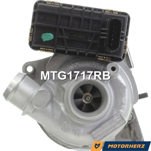 Турбокомпрессор оригинальный восстановленный Motorherz MTG1717RB