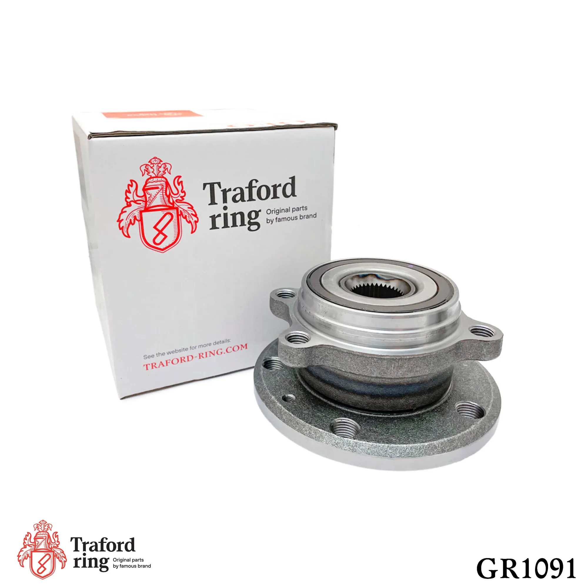 Ступица Колеса, Skoda Octavia A5 (04-) (4 отв.) (перед. в сборе с подшип.) TRAFORD RING GR1091