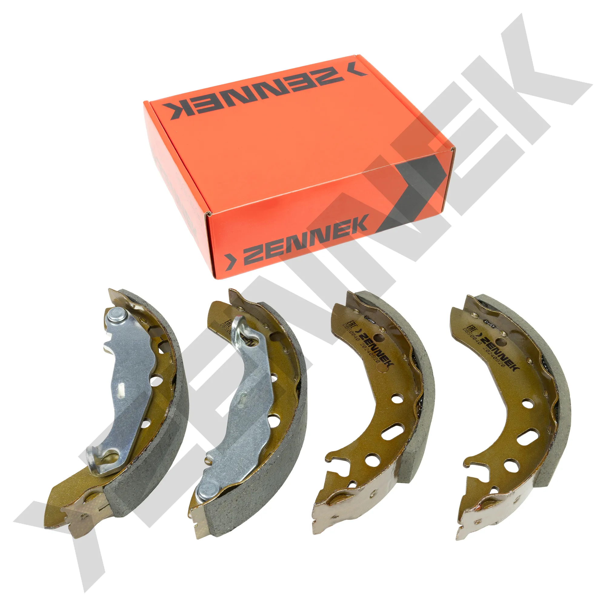 Колодки тормозные барабанные FORD FIESTA 95-, KA 96-08 ZENNEK DBS0040