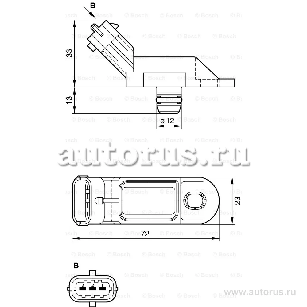 Датчик BOSCH 0 261 230 216