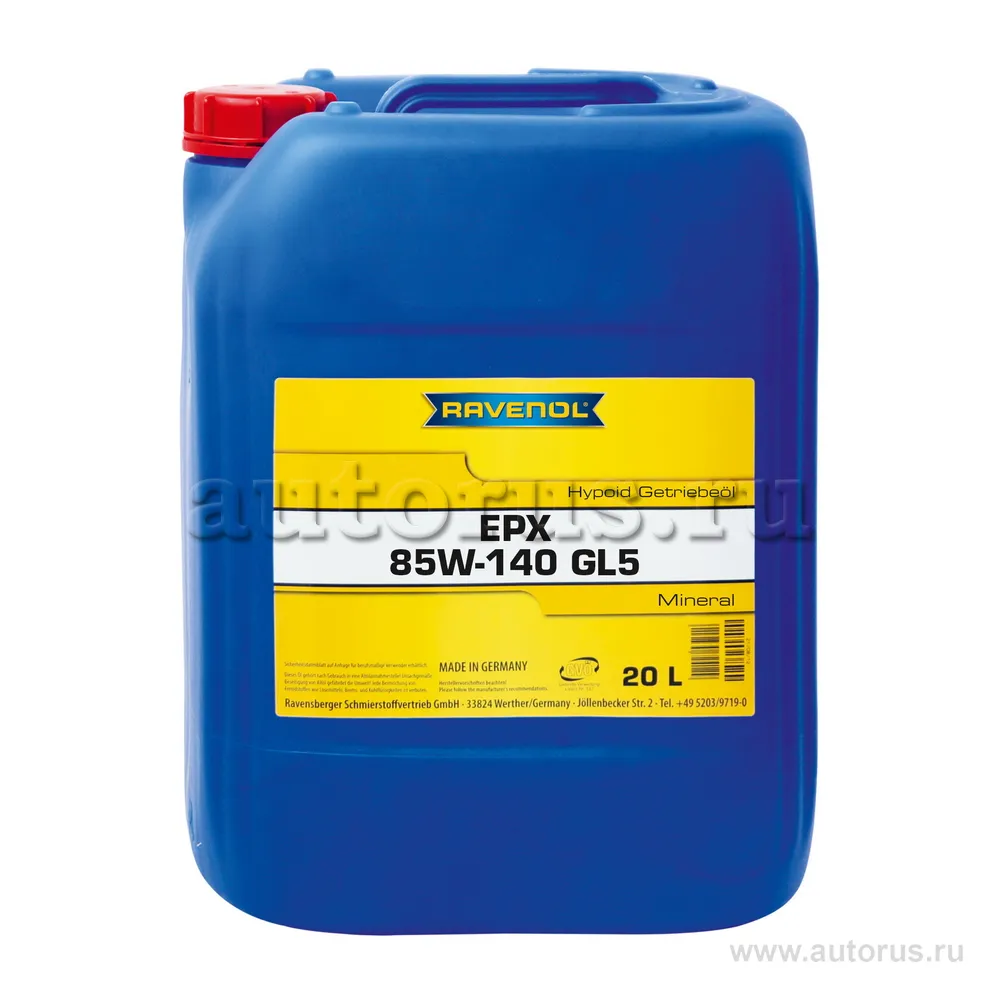 Масло трансмиссионное Ravenol 85W-140 20 л 1223211-020