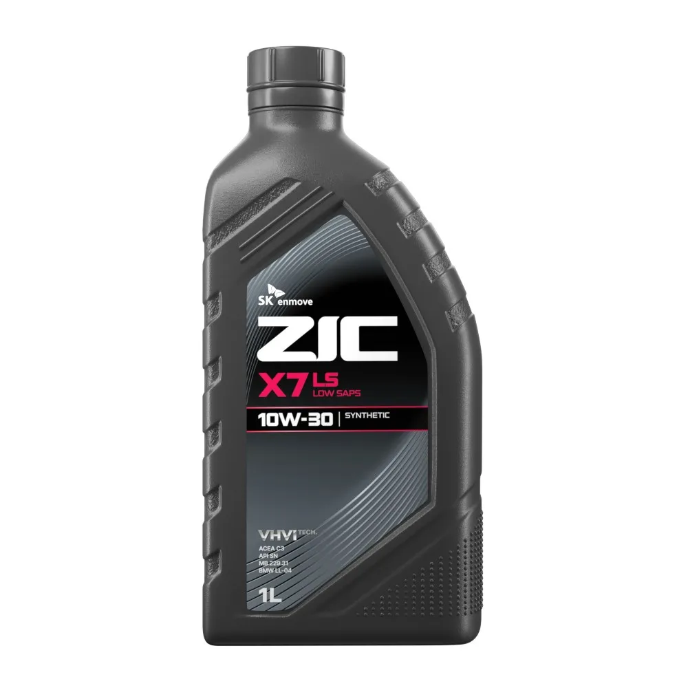 Масло моторное ZIC X7 LS 10W-30 синтетическое 1 л 132649