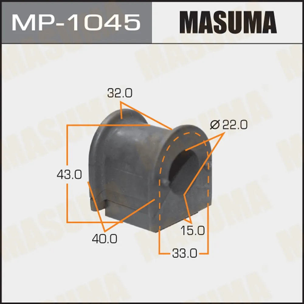 Втулка стабилизатора TOYOTA CALDINA MASUMA MP-1045