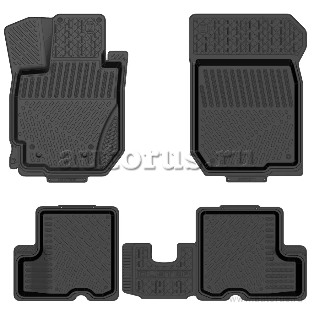 Коврики в салон Renault Duster 4x4 (12-15)/(15-Н.В.) Rezkon 1029050300