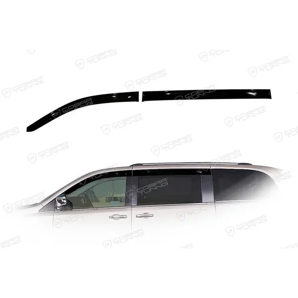 Дефлектора на окна Chrysler Grand Voyager V 5d 2008EuroStandard деф.окон Cobra Tuning CE51008