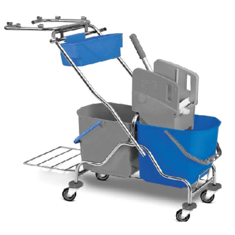 Тележка уборочная Gelberk 2х25л метал. каркас, отжим+мусор.мешок GL-CT24/2 1365876