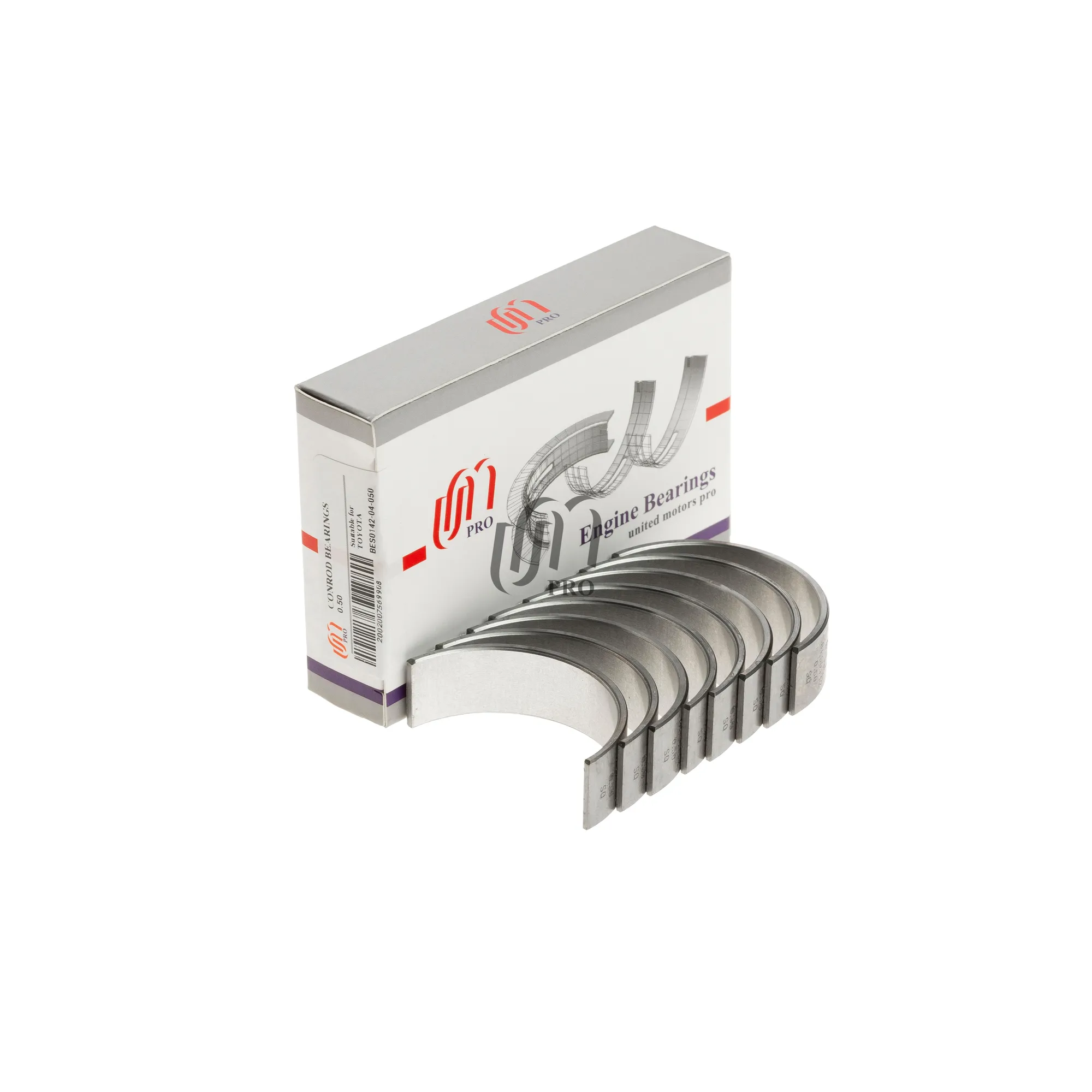 Вкладыши шатунные 0.50 TOYOTA 1NR-FE, 2NR-FE, 3NR-FE UM UNITED MOTORS UMPRO BES014204050