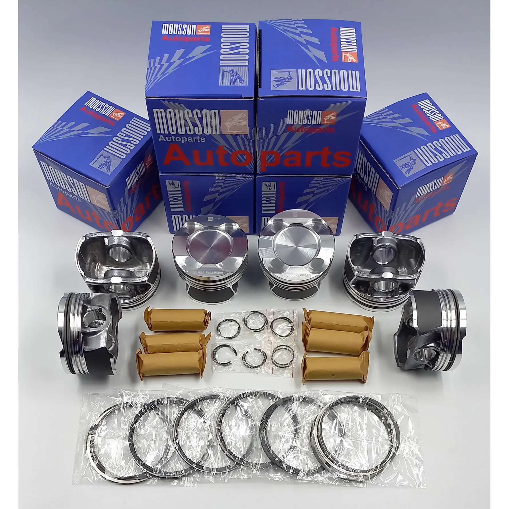 Поршень кольца комплект BMW 3,0L N55B30 на 1 цилиндр MOUSSON SPRM55B30STD