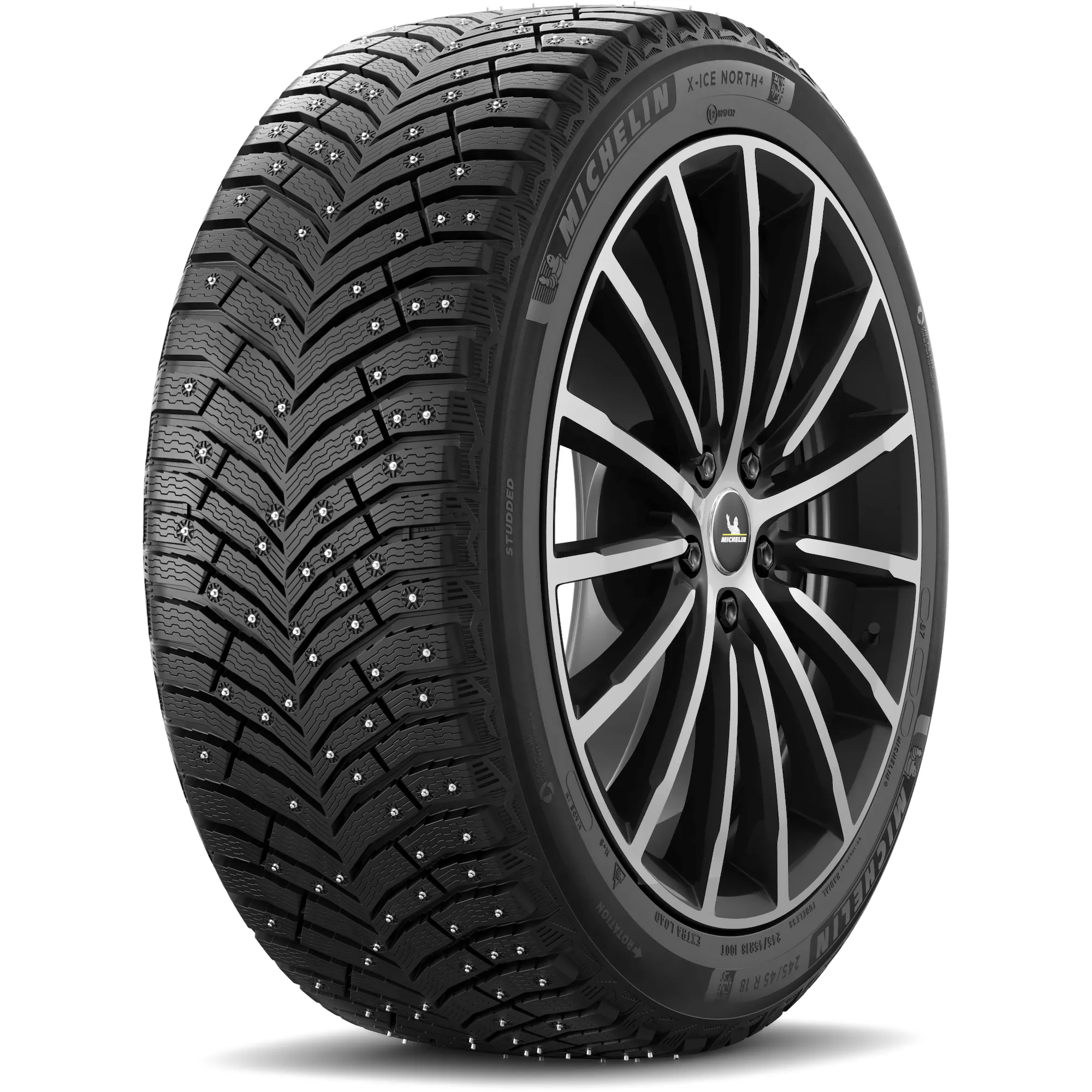 Шина R19 245/45 Michelin X-Ice North 4 102H XL шип 9725