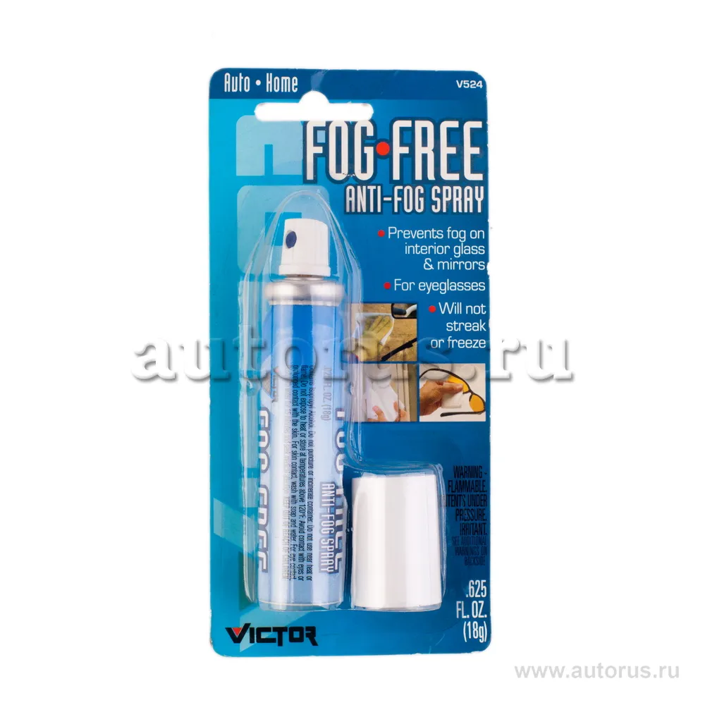 Антизапотеватель концентрированный аэрозоль 18гр Victor V524