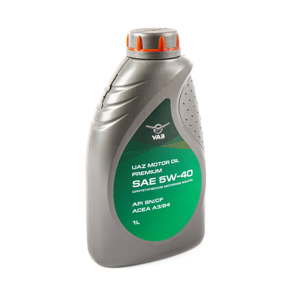 Масло моторное УАЗ Motor Oil Premium 5W-40 синтетическое 1 л 0001-01-0010540-02