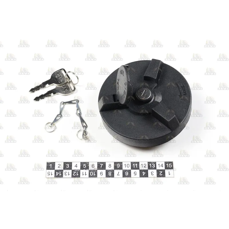 Крышка топливного бака 78mm с ключом ZEVS CY87162