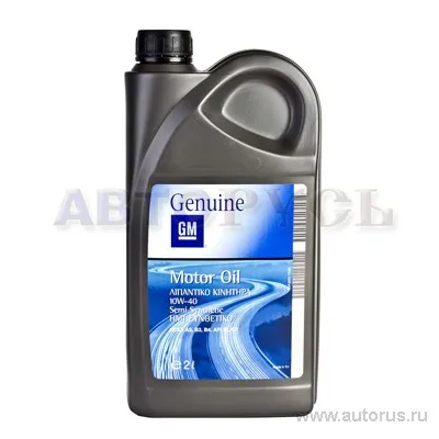 Масло моторное GM Motor Oil 10W-40 полусинтетическое 2 л 19 42 044