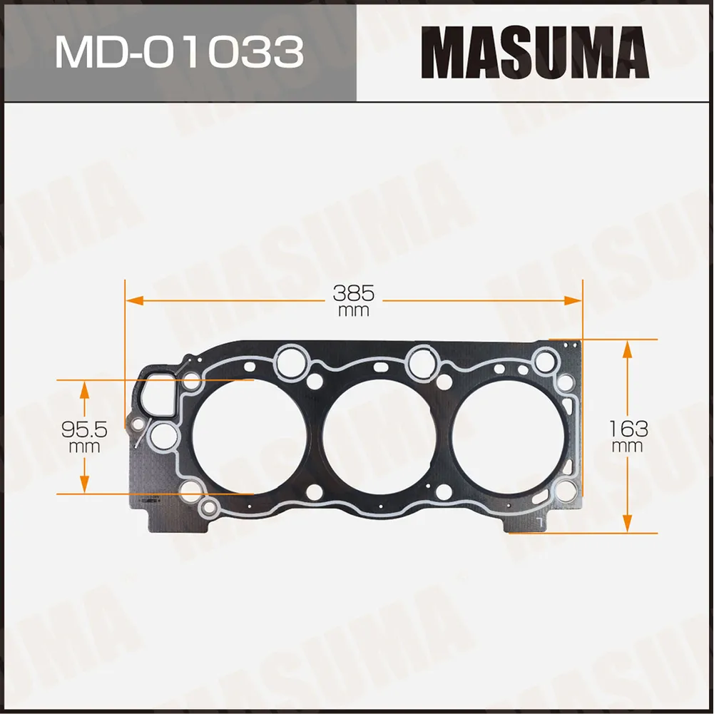 Прокладка ГБЦ TOYOTA GRANVIA MASUMA MD-01033