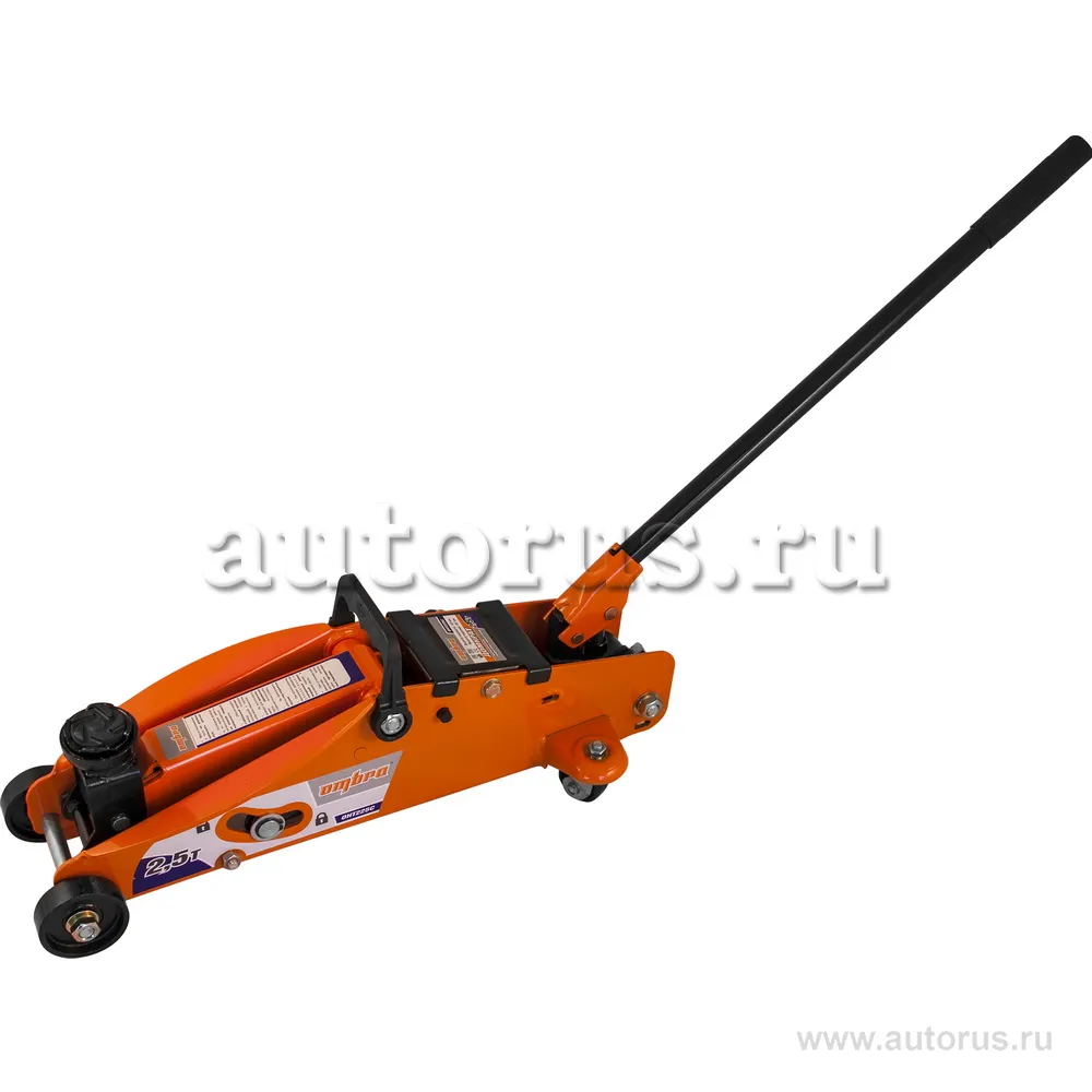 Домкрат подкатной 2,5 т. с фиксатором, в кейсе, 140-387 мм OMBRA OHT225C