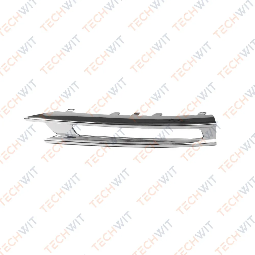 Молдинг бампера переднего Лев. хром рамка под ДХО Mercedes ML Class W166 2011- TECHWIT BD024MRD219CR