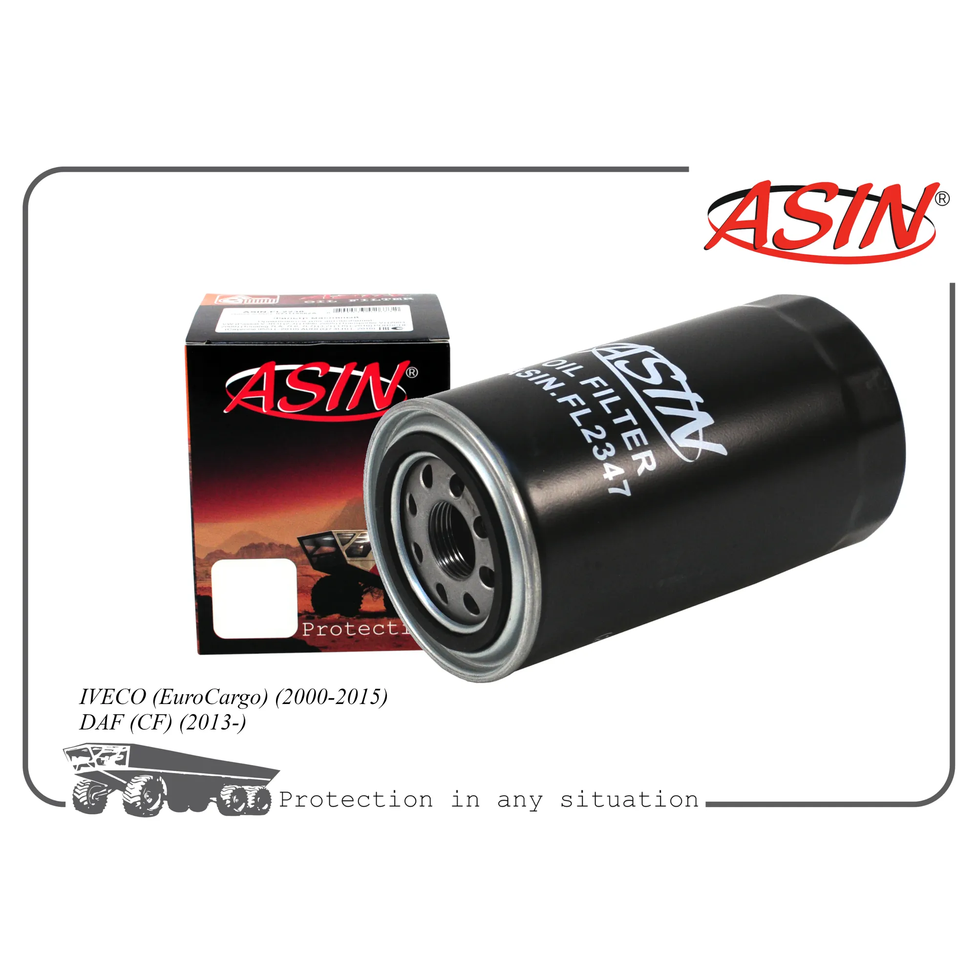 Фильтр масляный 2992242/ASIN.FL2347 ASIN ASIN.FL2347
