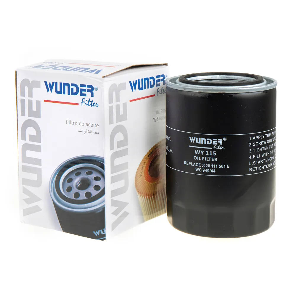 Фильтр масляный AD VW ->95 4cyl дизель WUNDER FILTER WY115