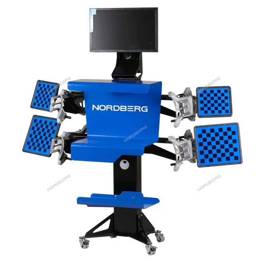 Стенд NORDBERG Сход-Развал 3D Модель C802-Сa Настенный Без Колонны С Поворотным Механизмом