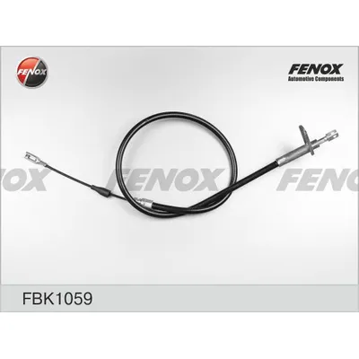 Трос ручного тормоза MERCEDES W201/W124 задний FENOX fbk1059