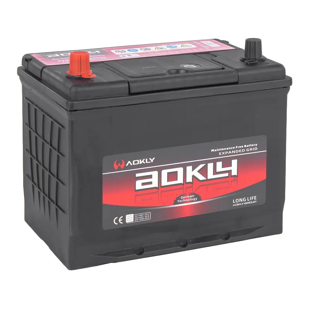 Аккумулятор AOKLY ASIA 80 А/ч прямой L+ 258x173x220 D26 EN 640 А
