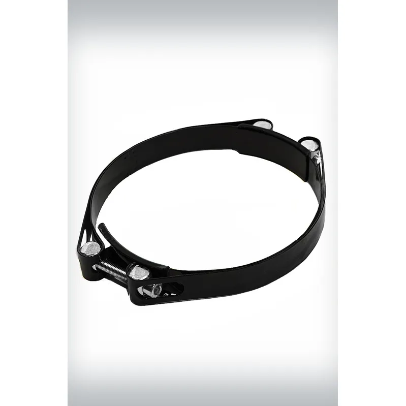 хомут силовой двухболтовый, цвет черный, размер 105-115 мм COMFORT C.105-115.PLB2