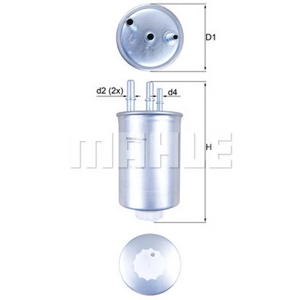 Фильтр топливный KNECHT/MAHLE KL505
