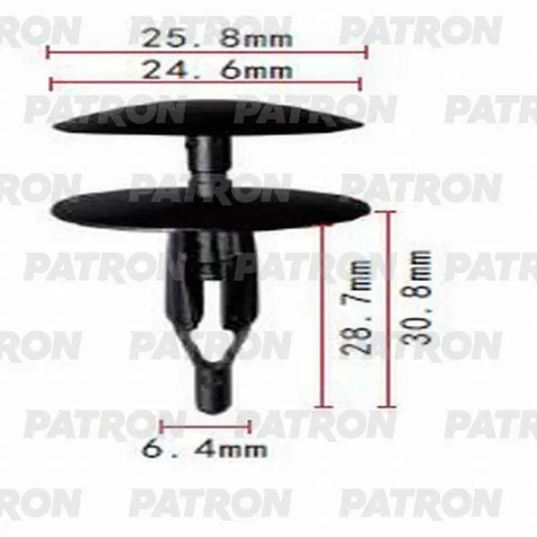 Клипса пластмассовая Chrysler, Daewoo, GM, Jeep, Opel применяемость: от PATRON P370771