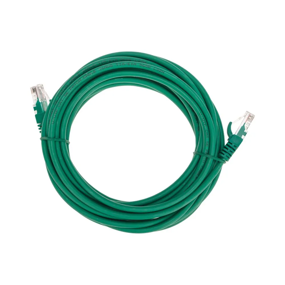 Патч-корд U/UTP, CAT 5e, RJ45-RJ45, 26AWG, LSZH, зеленый, 5м REXANT 02-0106-5