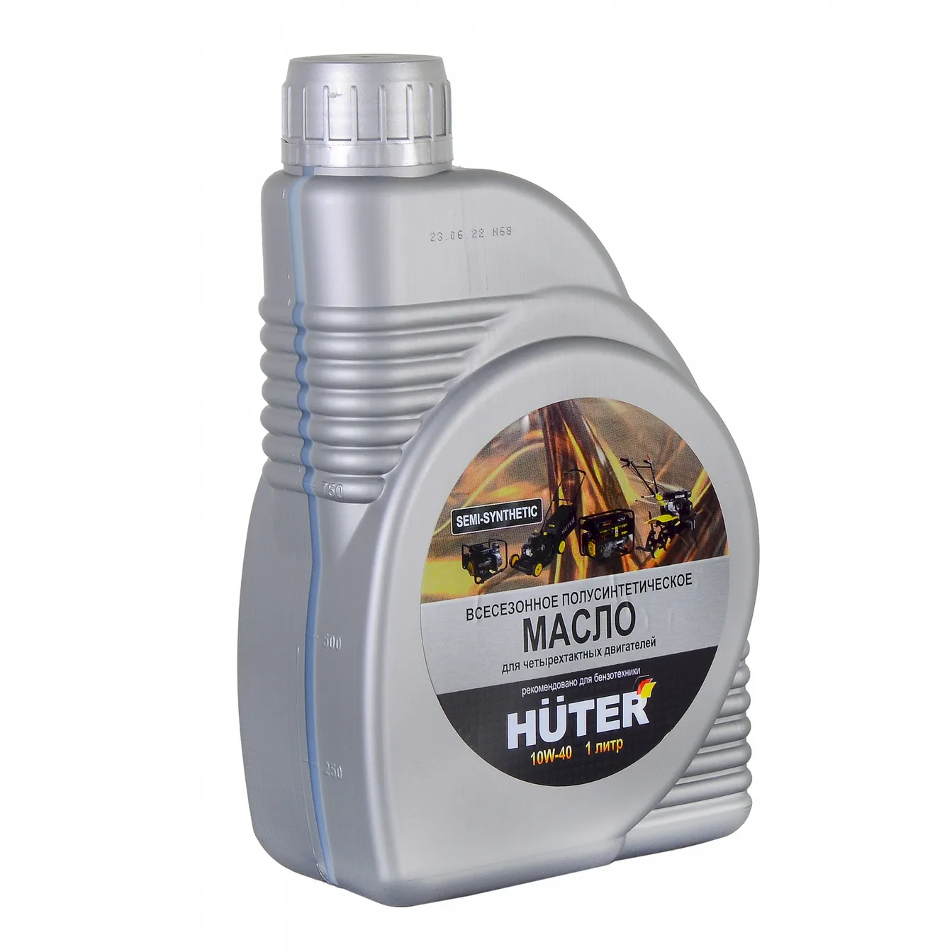Масло моторное 10W-40 полусинтетическое для четырехтактных двигателей, для техники Huter, 1л. 73/8/1/1