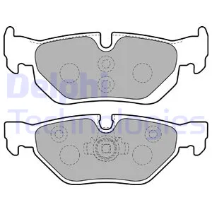 Колодки тормозные BMW E81/E87/E90/E91/E84 X1 задние DELPHI lp1915