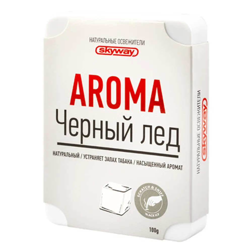 Ароматизатор воздуха под сидение Черный лед 100гр; SKYWAY SKYWAY S03404020