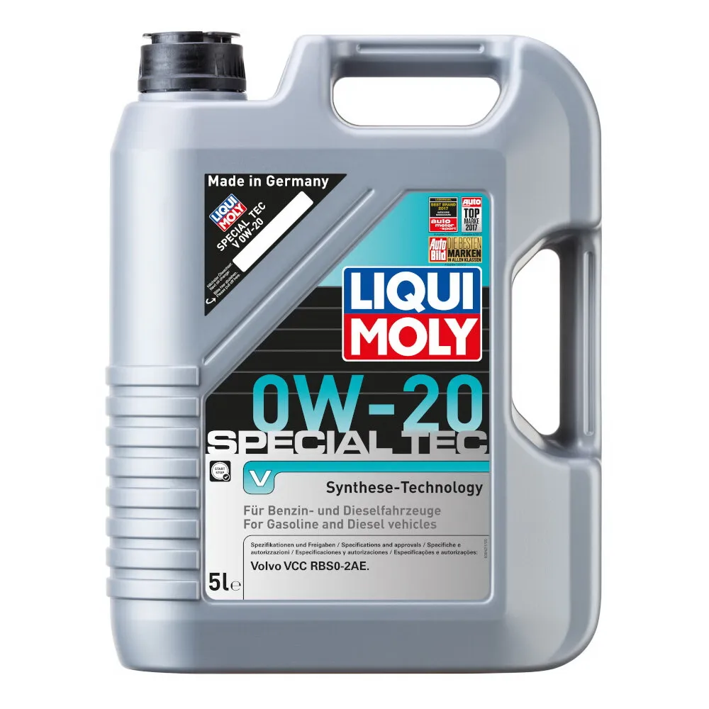 Масло моторное LIQUI MOLY Special Tec V 0W-20 синтетическое 5 л 20632