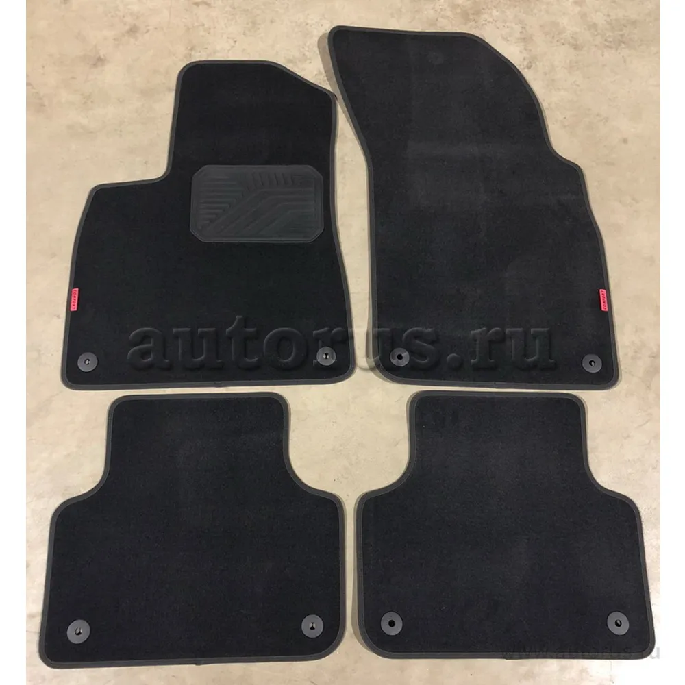 Коврики салона текстиль черный BMW X3 II F25 2010- с крепежом COMFORT 07.94.510.F