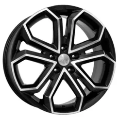 Диск литой R19 8.5J 5x114.3/64.1 ET45 КИК Пандора алмаз черный 10306