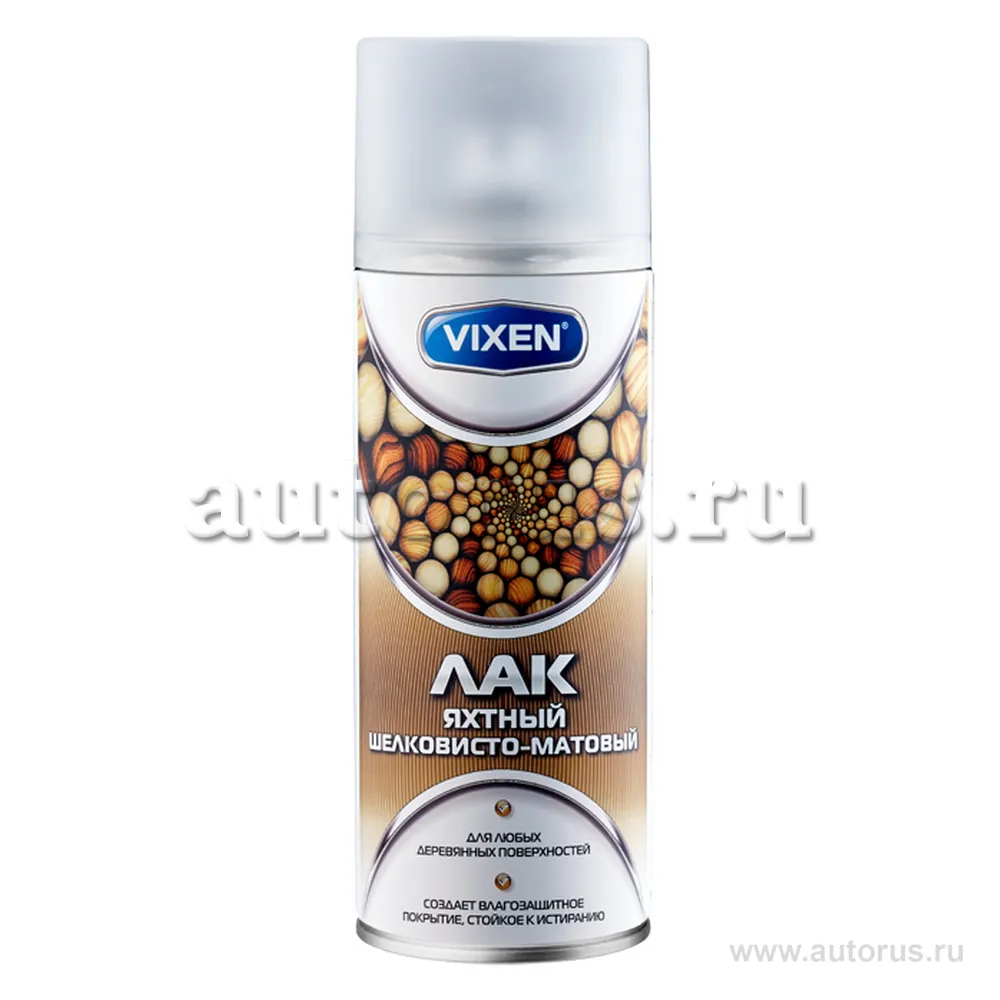 Лак яхтный шелковисто-матовый, аэрозоль 520 мл VIXEN  VX24003