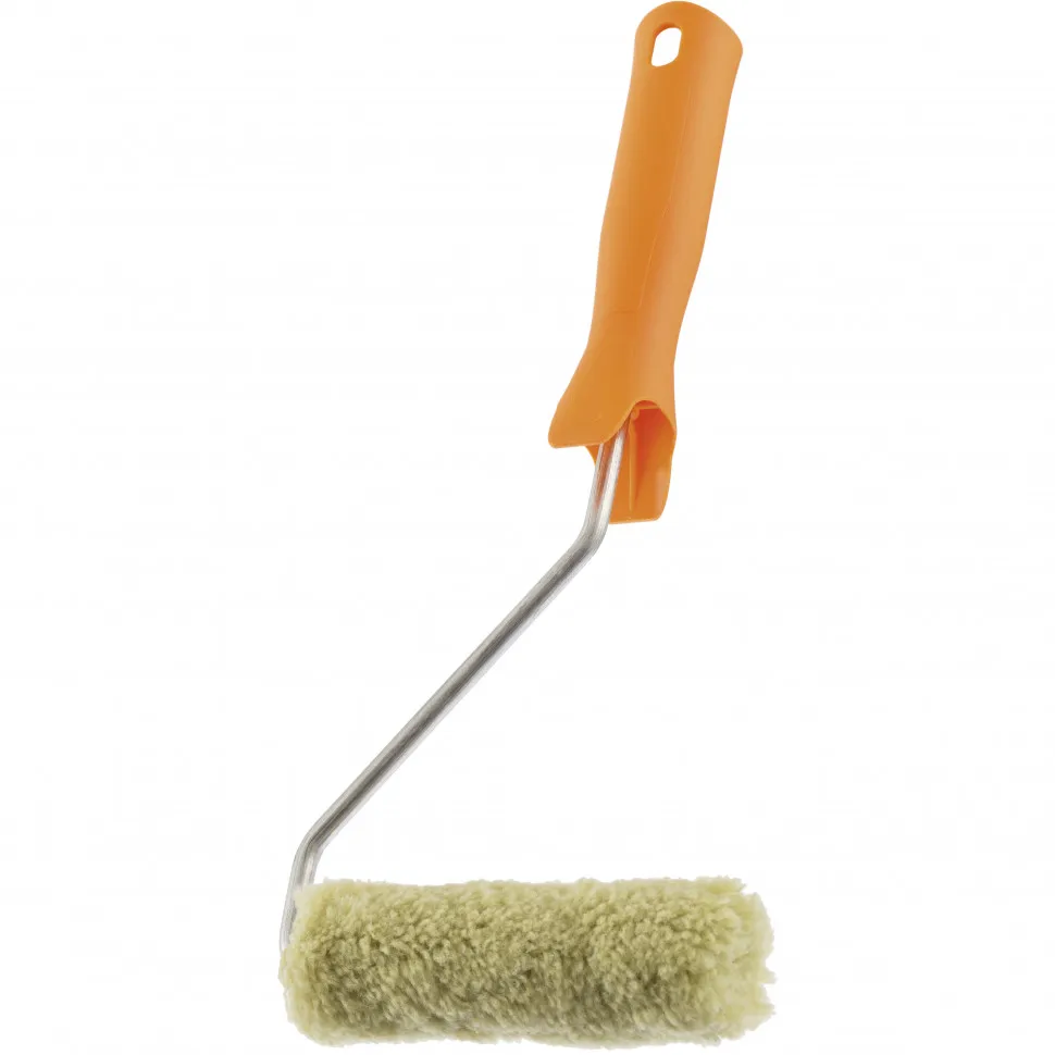 Валик мини, в сборе, полиакрил - полиэстер, длина - 110 мм, ворс 12 мм, D - 16 мм, D ручки - 6 мм Фасадные работы СИБРТЕХ 80588