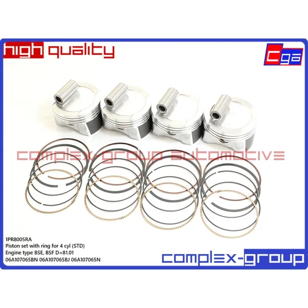Комплект поршней с кольцами 06A107065BN CGA 1PR8005RA