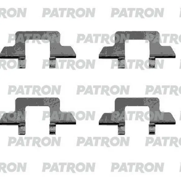 Комплект монтажный тормозных колодок дисковых SUZUKI:SWIFT I (AA) 08.86-03.89,SWIFT II PATRON PSRK1256