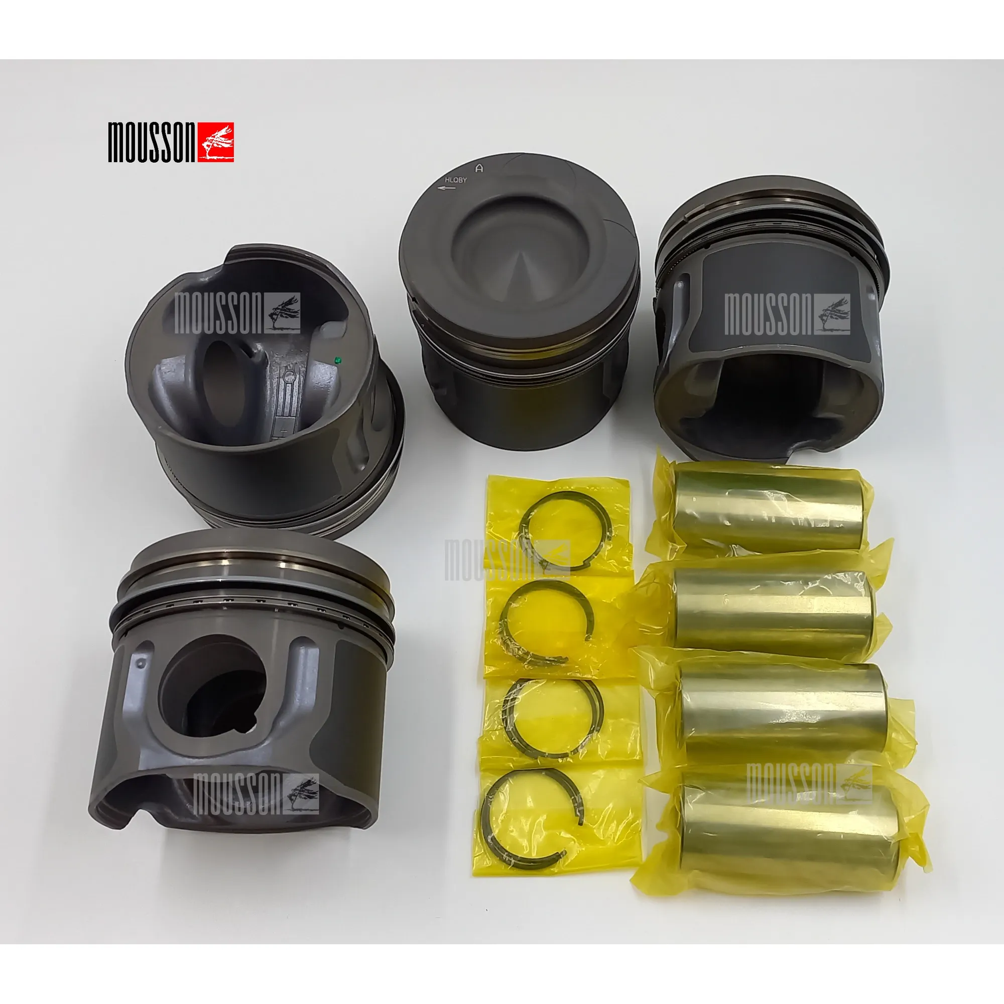 Поршень кольца комплект Kia/Hyundai 2,0D D4CB std euro 5 на 1 цилиндр MOUSSON SPRD4CB5STD