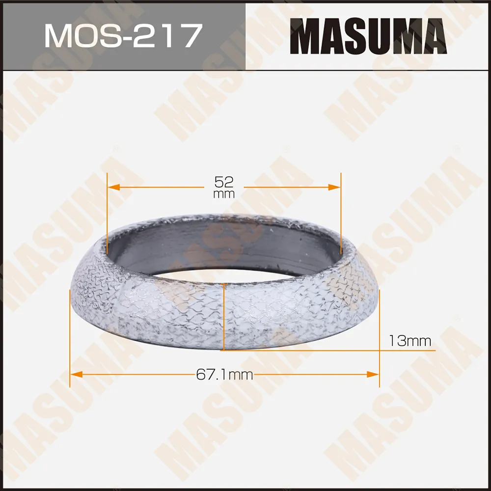 Кольцо глушителя 52 x 67,1 MASUMA MOS217